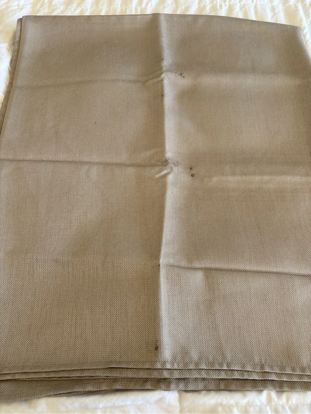 Set of 2 60”x104” beige table cloth rectangle. Target.